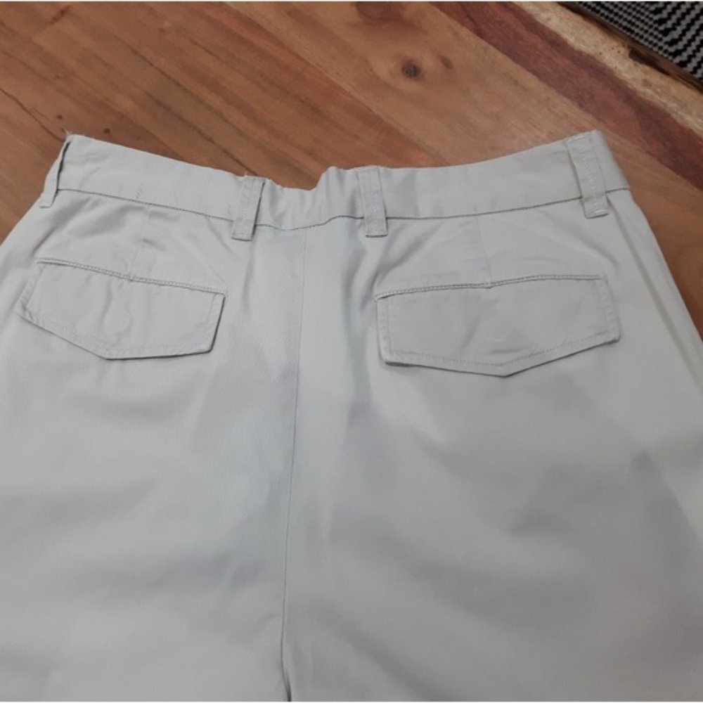 MENS BANANA REPUBLIC STRAIGHT FIT COTTON PANTS- OFF WHITE- 32/30 - Picture 9 of 13